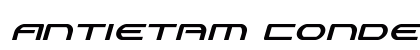 Antietam Condensed Italic Condensed Italic preview