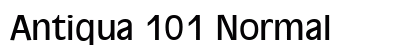 Antiqua 101 Normal Preview
