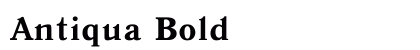 Antiqua Bold Preview