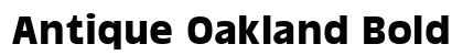Antique Oakland Bold Preview