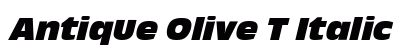 Antique Olive T Italic Preview