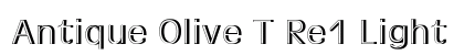 Antique Olive T Re1 Light preview