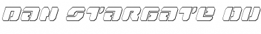 Download Dan Stargate Outline Italic Font