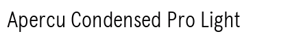 Apercu Condensed Pro Light preview