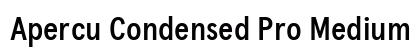 Apercu Condensed Pro Medium Preview