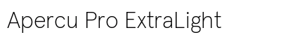 Apercu Pro ExtraLight Preview