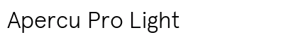 Apercu Pro Light preview