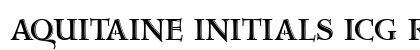 Aquitaine Initials ICG Regular preview