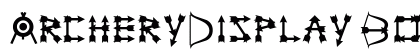 ArcheryDisplay Bold preview
