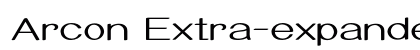 Arcon Extra-expanded Bold Preview