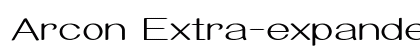 Arcon Extra-expanded Regular Preview