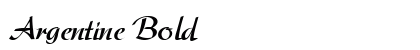 Argentine Bold preview