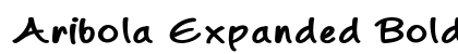 Aribola Expanded Bold preview