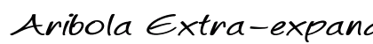 Aribola Extra-expanded Italic preview
