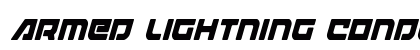 Armed Lightning Condensed Italic Condensed Italic preview