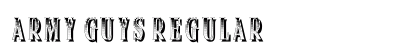 Army Guys Regular preview