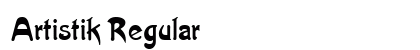Artistik Regular preview