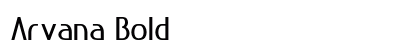 Arvana Bold Preview