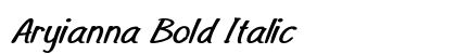 Aryianna Bold Italic Preview