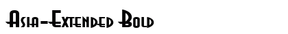 Asia-Extended Bold Preview