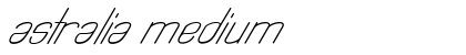 Astralia Medium preview