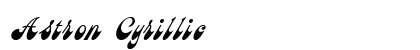 Astron Cyrillic preview