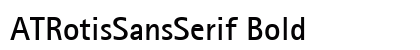 ATRotisSansSerif Bold Preview