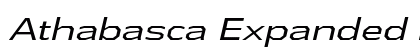 Athabasca Expanded Book Italic Preview