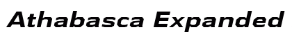 Athabasca Expanded Bold Italic Preview