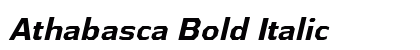 Athabasca Bold Italic Preview