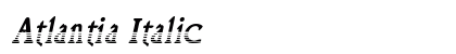 Atlantia Italic Preview