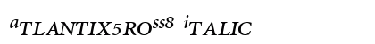 AtlantixProSSK Italic Preview