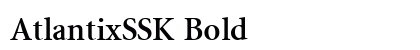 AtlantixSSK Bold Preview