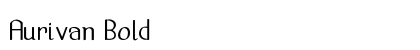 Aurivan Bold Preview