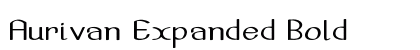 Aurivan Expanded Bold preview