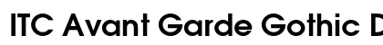 ITC Avant Garde Gothic Demi Preview