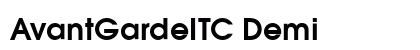 AvantGardeITC Demi preview
