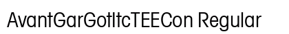 AvantGarGotItcTEECon Regular Preview