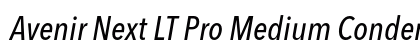 Avenir Next LT Pro Medium Condensed Italic preview