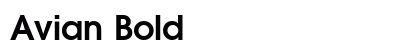 Avian Bold preview