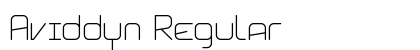 Aviddyn Regular Preview