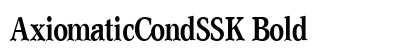 AxiomaticCondSSK Bold preview