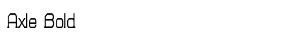 Axle Bold Preview