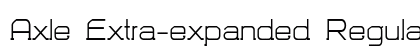 Axle Extra-expanded Regular Preview