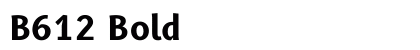 B612 Bold preview