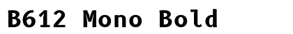 B612 Mono Bold preview