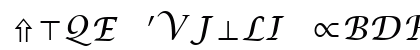 Math Symbol Regular preview
