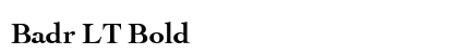 Badr LT Bold preview
