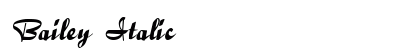 Bailey Italic preview