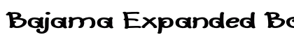 Bajama Expanded Bold preview